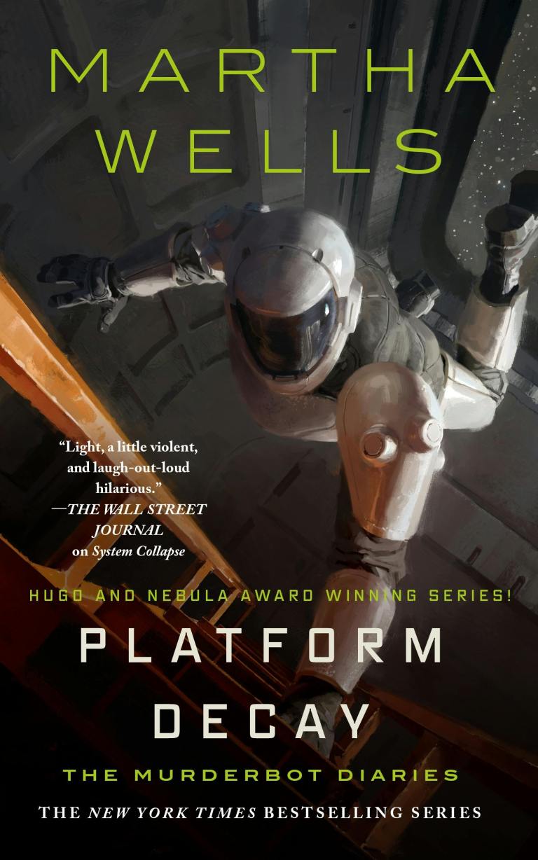 The cover for Martha Wells' Platform Decay